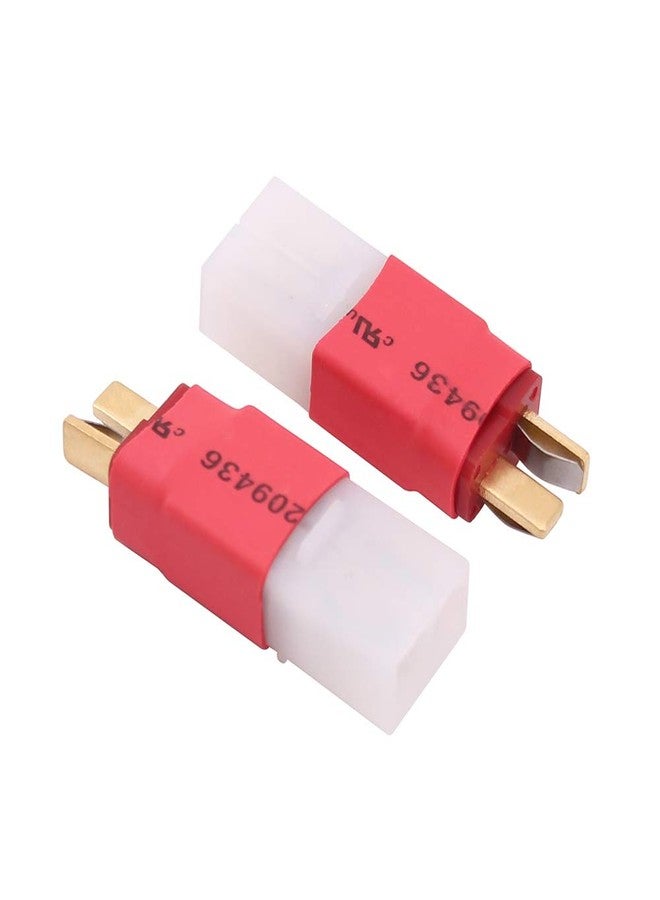 OliRC 2pcs T-Plug Style Male to Plug for Big Tamiya Female Adapter Connector(C129-2) - Image 1